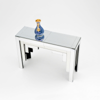 Art Deco ''Skyscraper'' Mirrored Sidetable